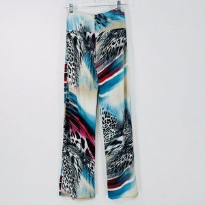 Last Tango Wide Leg Yoga Beach Pants Sz XS Pull On Jersey Knit Mid Rise